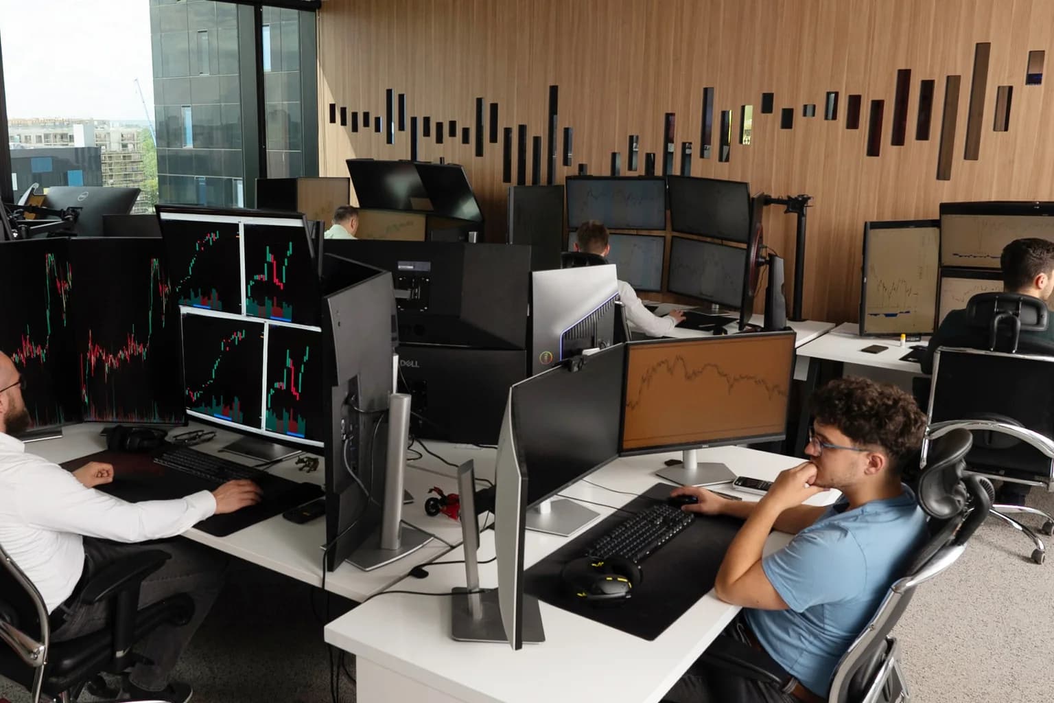 Positive Equity trading floor